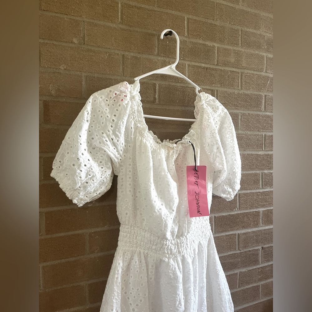 Betsey Johnson White Eyelet Dress - Picture 3 of 5